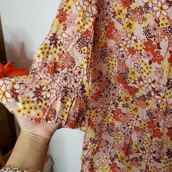 Nobody's Child floral Fleur Dress Size 16 - Picture 7 of 8